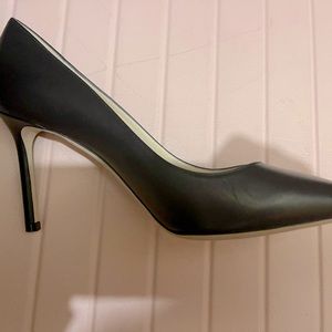 Jimmy Choo Size 38 black leather heel
